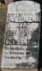 Infant Son Byrd Headstone 1906-1906