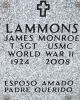 James Monroe Lammons Headstone 1924-2008