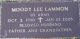 Moody Lee Lammon Headstone 1930 - 2003
