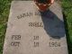 Sarah Ladella Holmes Snell Headstone 1893-1954
