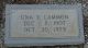 Una Lorene Yelverton Lammon Headstone 1907-1975